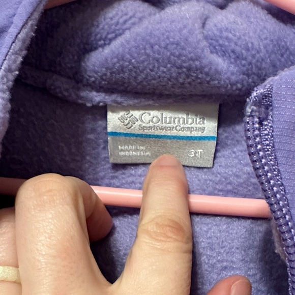 Columbia Purple and Patterned Kids' Jacket - Picture 3 of 5